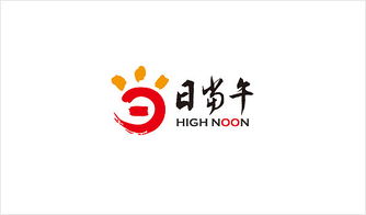 日当午文化传媒logo vi设计 传媒行业标志设计www.logo521.com